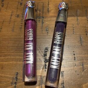 COVERGIRL Katy Kat Lip Gloss KP23 Indigo Kat & KP22 Purple Paws BUNDLE (2)